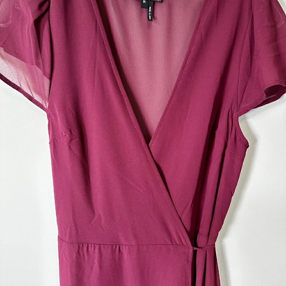 Soieblu Women’s V-Neck Floor Length Dress - Picture 5 of 10